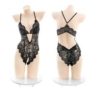 Lenceria Mujer Sexy, Lencería Sexy y Atrevida Ropa Interior Ropa de Dormir Encaje Transparente para Body Fiesta Navidad Valentín Luna de Miel