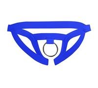Lencería sexy para mujer, ropa interior de cuerda G, moda Sretch Micro Briefs Espalda para hombre, azul, talla única