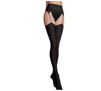 Lencería sexy para mujer, ropa íntima, medias de malla atrevidas para el hogar, ropa versátil para todas las estaciones, perfecta para noches y confianza en sí misma, red de lavandería, Negro , talla
