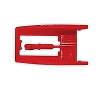 Lenco Aguja giratoria N-10 - Aguja giratoria - Aguja de repuesto - Para tocadiscos Lenco, Classic Phono e ICES - Rojo