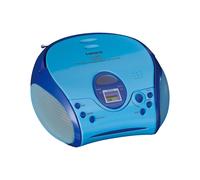 Lenco, Boombox CD/FM modelo SCD-24 Kids con pantalla LCD y antena telescópica