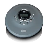 Lenco CD-400 - Lector de CD portátil - Discman - Radio Dab+ - Lector de CD, CD-R/RW, MP3 - Memoria de emisoras - función audiolibro - antishock - batería integrada 1000mAH - Gris