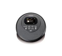 Lenco CD-500 Tragbarer CD-Player - Diskman - Bluetooth Walkman - Dab+ Radio - Anti-Shock - Hörbuchfunktion - integrierter Akku - Schwarz