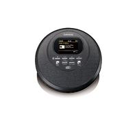 Lenco CD-500 Tragbarer CD-Player - Diskman - Bluetooth Walkman - Dab+ Radio - Anti-Shock - Hörbuchfunktion - integrierter Akku - Schwarz