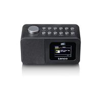 Lenco cr-625bk radio despertador con dab+/fm, pantalla a color de 2,4