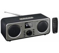 Lenco DAR-030 - Radio Dab+ - Bluetooth V.5 - Receptor Dab+ y FM - 10 emisoras - 2 x 3 W RMS - Mando a Distancia - Función de Alarma - Negro