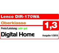Lenco DIR-170 Radio Digital - Internet WLAN - 2x10 Vatios (RMS) - Braun