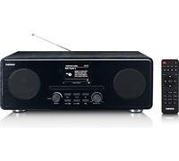 Lenco DIR 260 - Radio por Internet con WiFi (Bluetooth y Wi-Fi, radio DAB+, reproductor de CD, pantalla a color de 2,8", AUX, función de despertador, control por aplicación vía Undok, 2 x 10 W RMS)