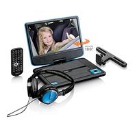 Lenco DVD Portátil 9' DVP-910BU Color Azul, USB, Auriculares, Mando