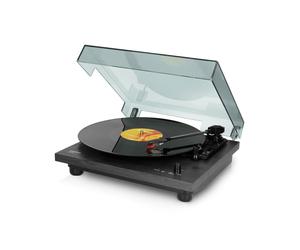 LENCO GIRA DISCOS 33/45RPM DE MADEIRA PRETO