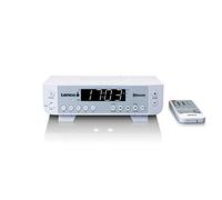 Lenco KCR-100 Reloj Digital Blanco