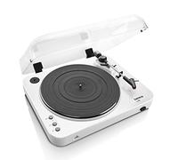 Lenco L-85 Tocadiscos con USB, Semi Automático, 33 45 RPM, Estereo, 12W, Blanco