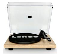 Lenco LBT-188 Tocadiscos Bluetooth® - admite Salidas de RCA y USB - 2 velocidades 33 RPM y 45 RPM - preamplificador - carcasa de MDF - transmisión por correa - madera natural