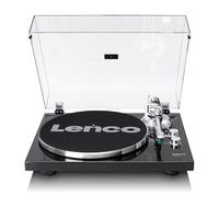 Lenco LBT-215BK - Tocadiscos con Bluetooth® y un Plato de Metal, Brazo y contrapeso, Exclusivo Piano Negro