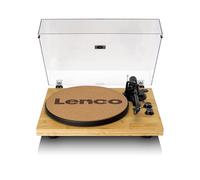 Lenco LBT-335BA - Tocadiscos con Bluetooth®, Carcasa de bambú auténtico y Pastilla 2M Red