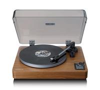 Lenco LBTA-165WD Tocadiscos Totalmente automático - Bluetooth 5.3 - Carcasa de Madera - Platos de Metal y Pastilla AT3600L - Arranque automático y Retorno automático - 2 velocidades (33/45 RPM) -