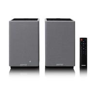 Lenco Librería estéreo Hi-Fi Altavoz con Bluetooth 5.3-2x40W RMS - Amplificador Clase D - Tecnología DSP - RCA - Entrada óptica - USB - Mando a Distancia