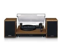 Lenco LS-100 Tocadiscos hi-fi - con Bluetooth 5.0 - Altavoz Externo - 2 x 10 w rms - transmisión por Correa - Apagado automático - Madera