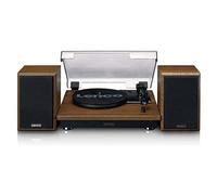 Lenco LS-100WD Giradiscos De Audio Con Transmisión Por Correa Negro, Roble
