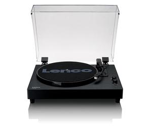 Lenco LS-60BK nero | LS-60 - Tocadiscos - Reproductor de vinilo - AT-3600 MMC - 33/45/78 RPM - 2 x 5 W - RCA Out