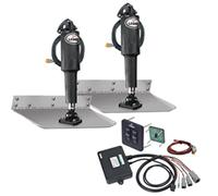 Lenco Marine Lenco - Kit de pestañas estándar (9 x 12 pulgadas, con kit de interruptor integrado estándar, 12 V)