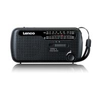 Lenco MCR-113BK - Radio portátil de Emergencia con manivela