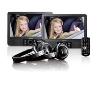 Lenco MES-415 Reproductor de DVD Portátil 9 Pulgadas (22.9 cm) Pantalla TFT 802 x 480 Píxeles Negro con Lector Tarjetas MMC, USB y Mando a Distancia