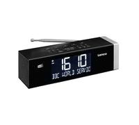 Lenco, Radio Despertador DAB+ / FM / Bluetooth 5.0 con Pantalla LED Doble Alarma