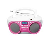 Lenco, Radio Estéreo FM Puerto USB con Reproductor CD/MP3 y Antena Telescópica