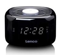 Lenco Radio Reloj con luz Nocturna