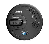Lenco Reproductor CD MP3 Portátil Bluetooth con Antichoque y Pantalla LCD,