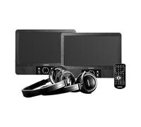 Lenco Reproductor DVD Portátil 9 Pouces Doble Pantalla Coche con Cascos,