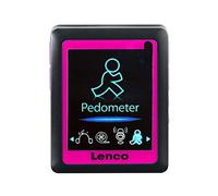Lenco, Reproductor MP3 / MP4 Deporte 4 Go con Podómetro, Clip y Auriculares