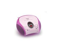 LENCO SCD24 Rosa Radio FM Reproductor de CD