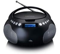 Lenco scd-331 - radio cd portátil, bluetooth, pantalla lcd, color neg
