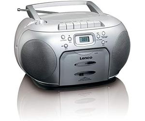 Lenco scd-420si - radio fm portátil con reproductor de cd y pletina d