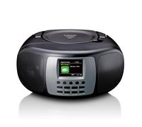 Lenco Radio CD portátil SCD-860 DAB+/FM Bluetooth CD toploader Pantalla TFT 2,4'' Negro