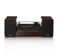 Lenco Tocadiscos Bluetooth LS-200 con altavoces externos de madera -LS-200