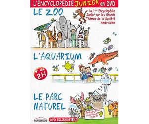 L'ENCYCLOPEDIE JUNIOR EN DVD : le zoo - l'aquarium - le parc naturel.