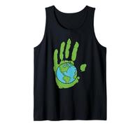 Lend A Hand - Tierra Libertad Amor Paz Mundial, Hombres, Mujeres Niños Camiseta sin Mangas
