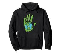 Lend A Hand - Tierra Libertad Amor Paz Mundial, Hombres, Mujeres Niños Sudadera con Capucha