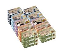 Lenda Foodie Cat - Pack 25 x 120gr Comida Humeda para Gatos Natural - Sabores Variados - Adultos Jovenes y Senior - Alimento para Gatos Esterilizados en Caldo - Hipoalergenica y Sin Cereales