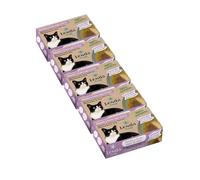 Lenda Foodie Cat - Pack 5 x 120gr Comida Humeda para Gatos Natural - Caballa y Lomo Negro de Atun - Adultos Jovenes y Senior - Alimento para Gatos Esterilizados - Hipoalergenica y Sin Cereales
