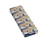 Lenda Foodie Cat - Pack 5 x 120gr Comida Humeda para Gatos Natural - Merluza al Natural - Adultos Jovenes y Senior - Alimento para Gatos Esterilizados en Caldo - Hipoalergenica y Sin Cereales