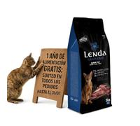 Lenda Grain Free Cerdo 5kg - Pienso Hipoalergenico Monoproteico para Gatos Sin Cereales - Comida para Gato Sin Cereales Sin Ave con Probioticos y Omega 3 para Piel y Digestion - No Grain