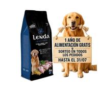 Lenda Grain Free Light y Senior 2kg - Pienso Hipoalergenico para Perro Bajo en Grasa Sin Cereales - Pienso sin Grano para Digestion Sensible - con Probioticos y Condroprotectores para Articulaciones