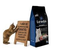 Lenda Grain Free Pescado 5kg - Pienso Hipoalergenico de Solo Pescado para Gatos Sin Cereales - Comida para Gato Sin Cereales Sin Ave con Probioticos y Omega 3 para Piel y Digestion - No Grain