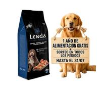 Lenda Grain Free Salmon 2kg - Pienso Monoproteico Hipoalergenico para Perros Sin Cereales - Pienso sin Grano para Digestion Sensible - con Probioticos y Condroprotectores para Articulaciones
