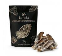 Lenda Orejas de Conejo 250 g - Snacks Naturales para Perros Ricos en Colageno - Chuches Masticables Naturales para Perro - Premios y Golosinas Anti-estres - Salud Dental sin Adictivos