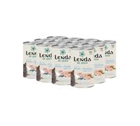 Lenda - Pack 12 x 400g Comida Humeda de Gatos Premium - Cerdo con Pavo y Arandanos - Comida Blanda para Gatos sin Gluten ni Grano - con Glucosamina y Condroprotectores - con Malta y Multivitaminas